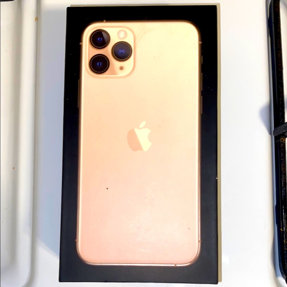 Apple Gold iPhone with Triple Camera System